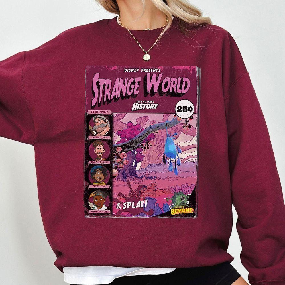 Strange World Lets Make History Comic Cover Disney Vuitino Shirt Strange World Lets Make History Comic Cover Disney Vuitino Shirt